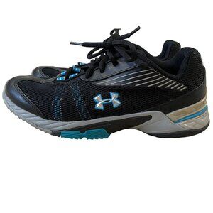 Under Armour Cartilage Shoes Women's Size 7.5 Black Blue Gym Training Running